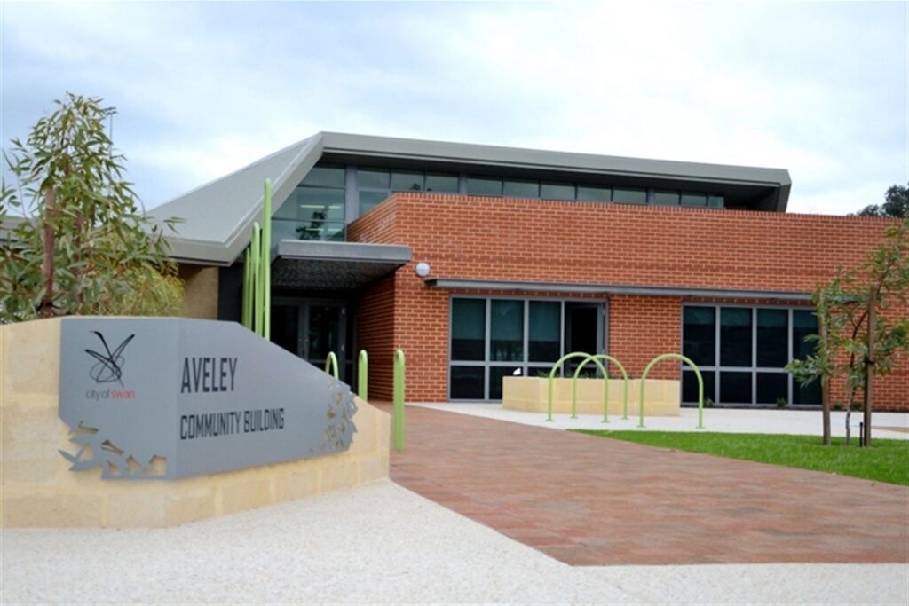 The Aveley Community Centre in one of the featured area's Land Group WA builds
